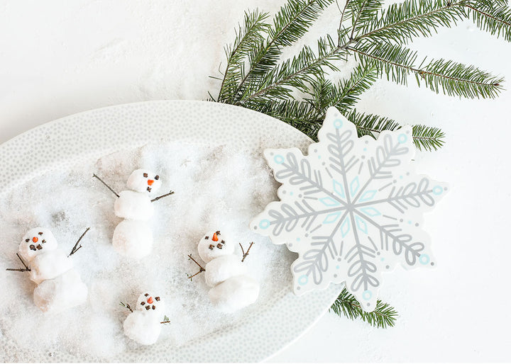 Stone Small Dot Platter with Holiday Big Attachment