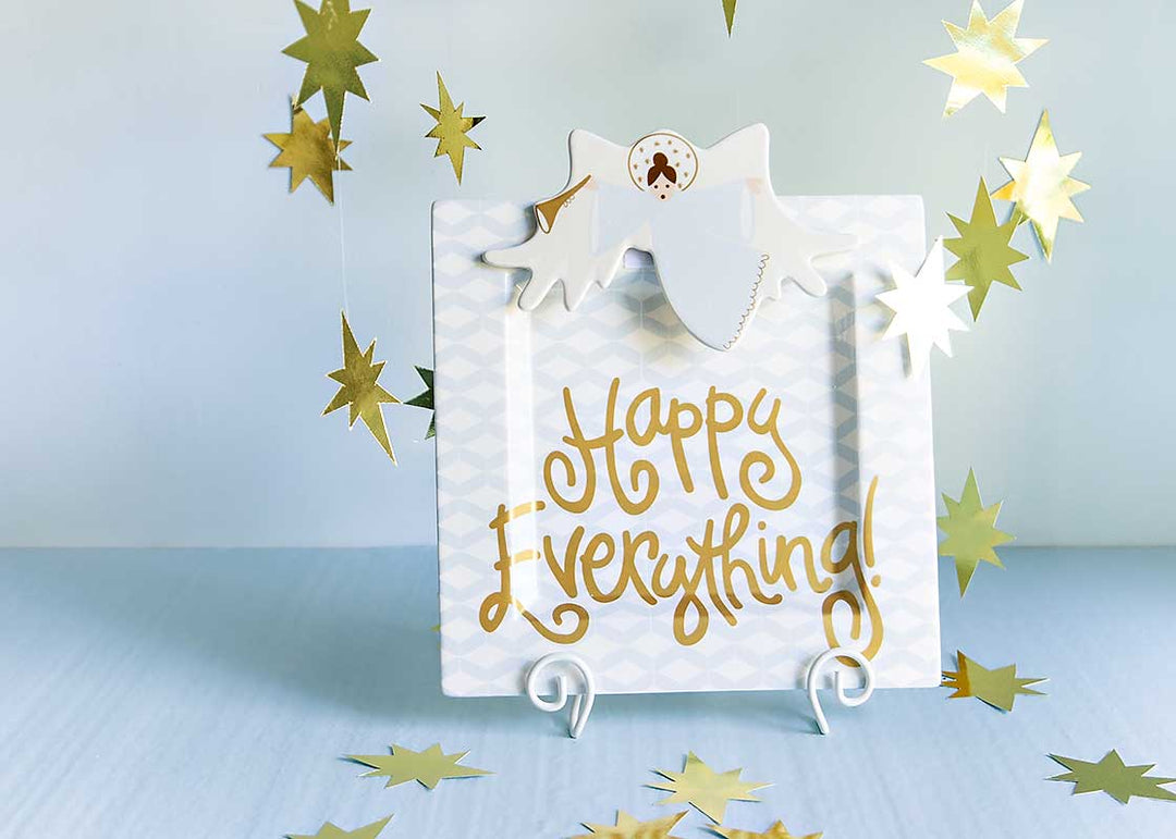 Fair Skin Angel Big Attachment on Happy Everything! Platter