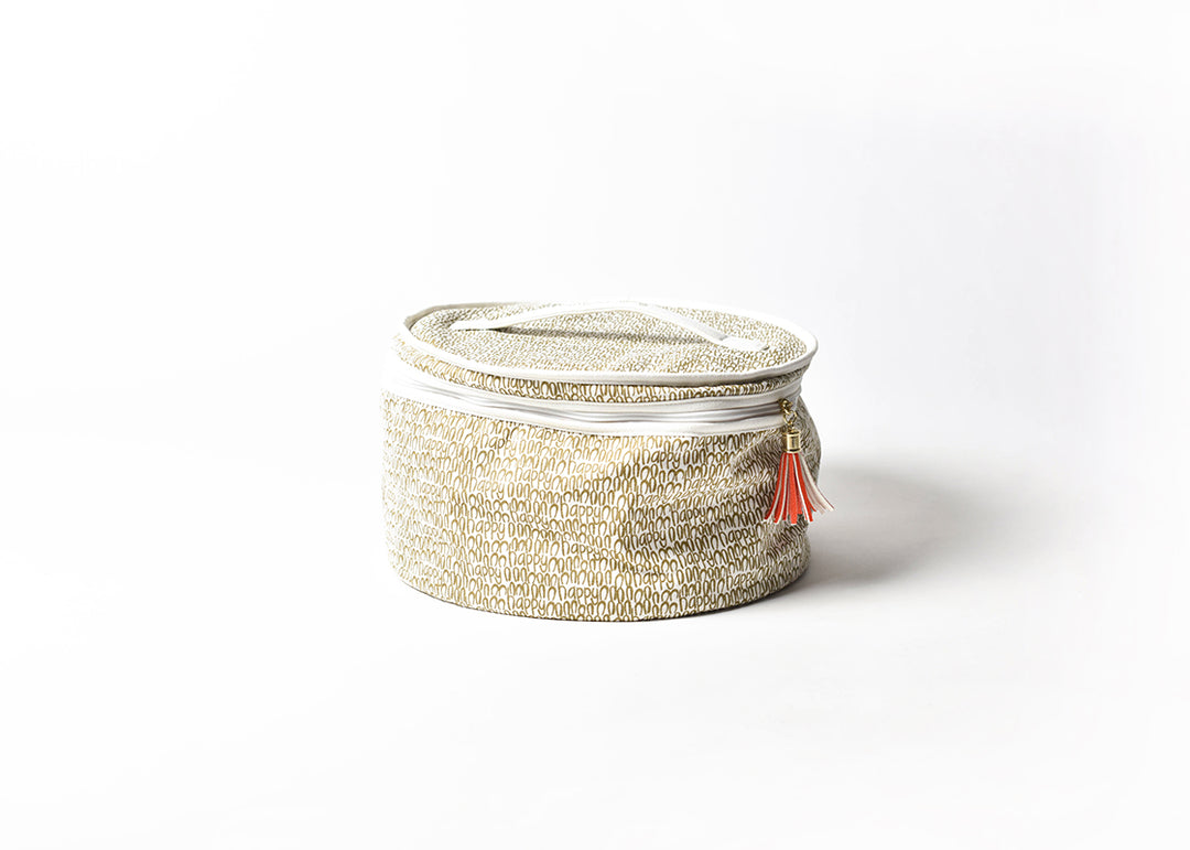 Gold Happy Everything Big Attachment Bag