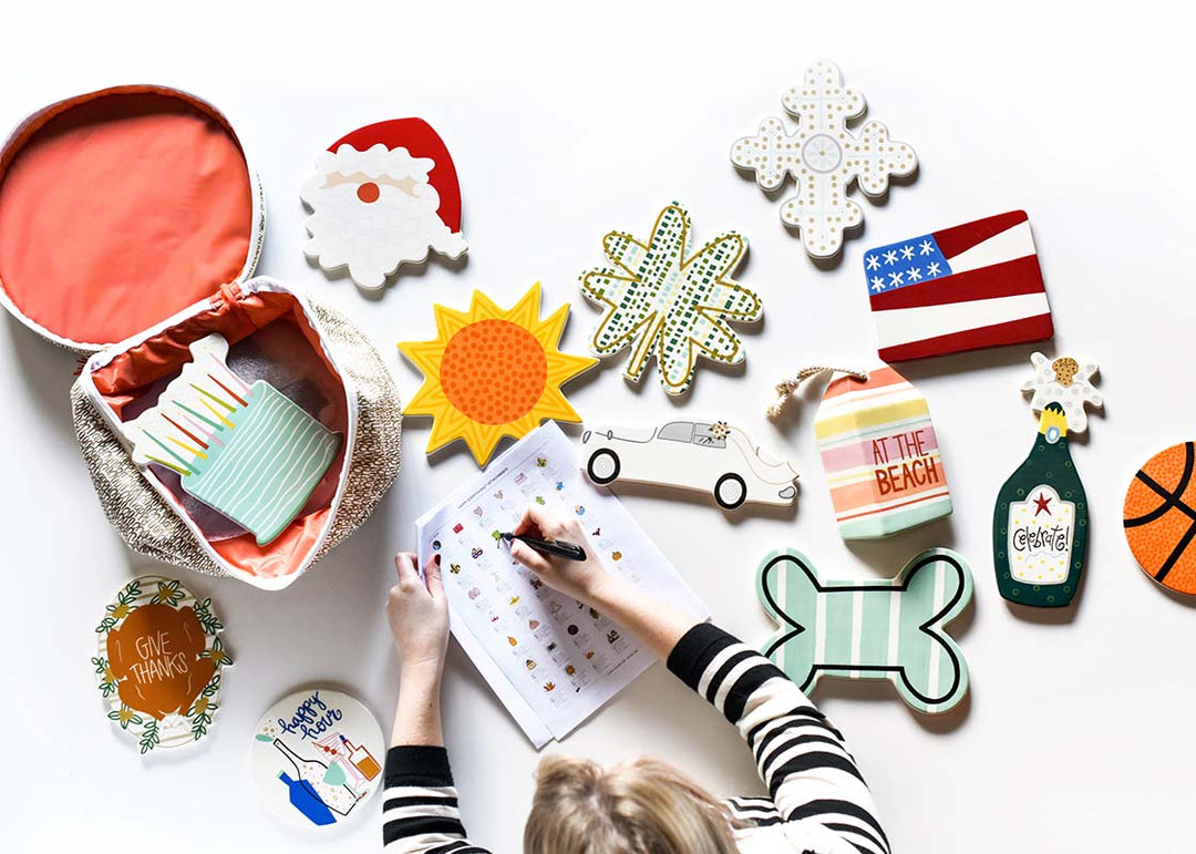 Big Attachment Collection Can Be Stored in Gold Happy Everything Attachment Bag