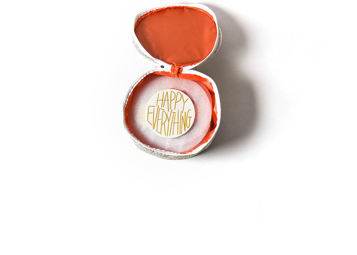 Inside View of Gold Happy Everything! Big Attachment Bag