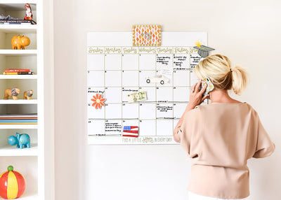 Keep Your Family Organized with Happy Everything Magnetic Dry Erase Wall Calendar