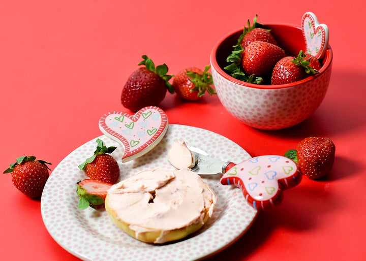 Heart Embellishment Plate and Bowl