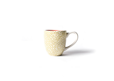 Personalization Available on Gold Small Dot Mug
