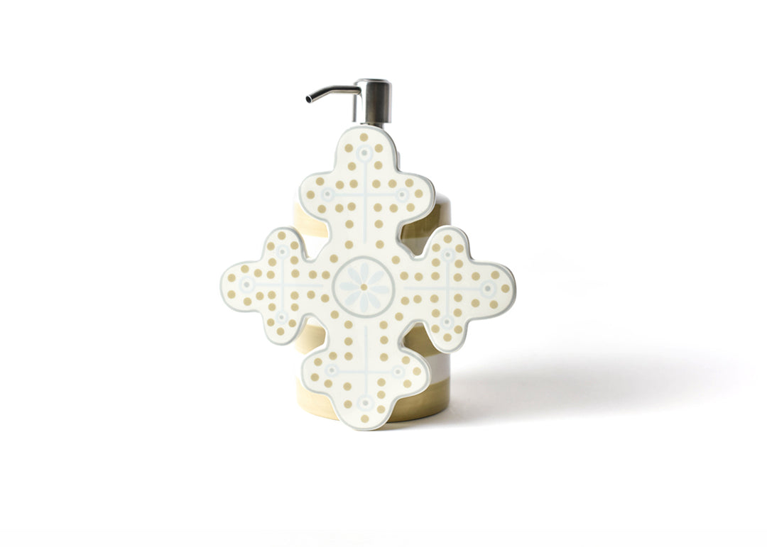 Seasonal Mini Attachment on Neutral Stripe Mini Soap Pump
