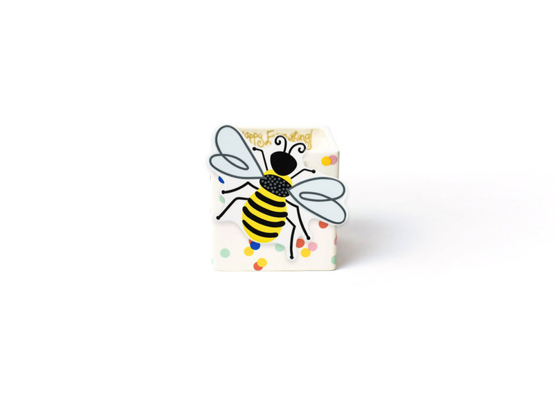 Bee Mini Attachment on Nesting Cube Happy Dot Design