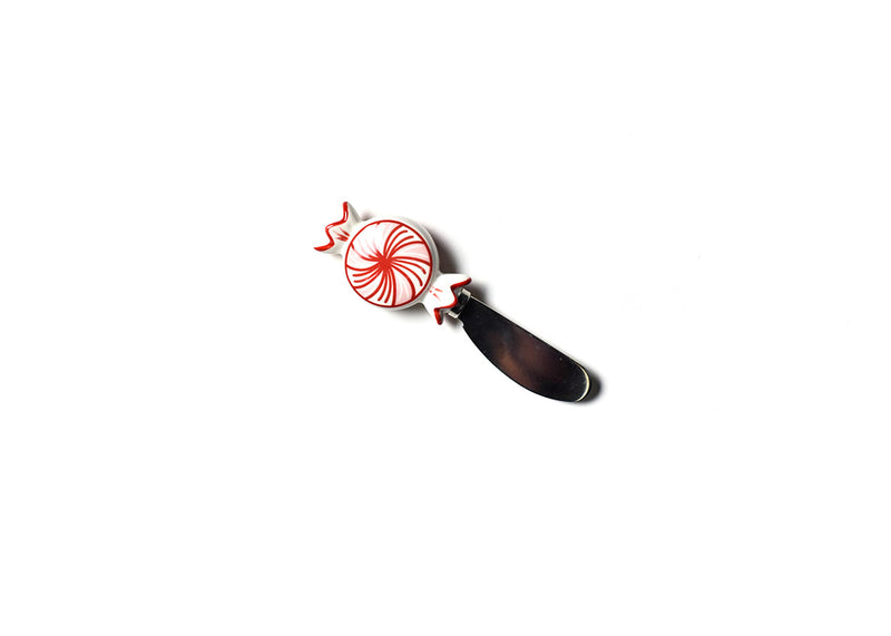 Appetizer Spreader with Handle of Peppermint Candy