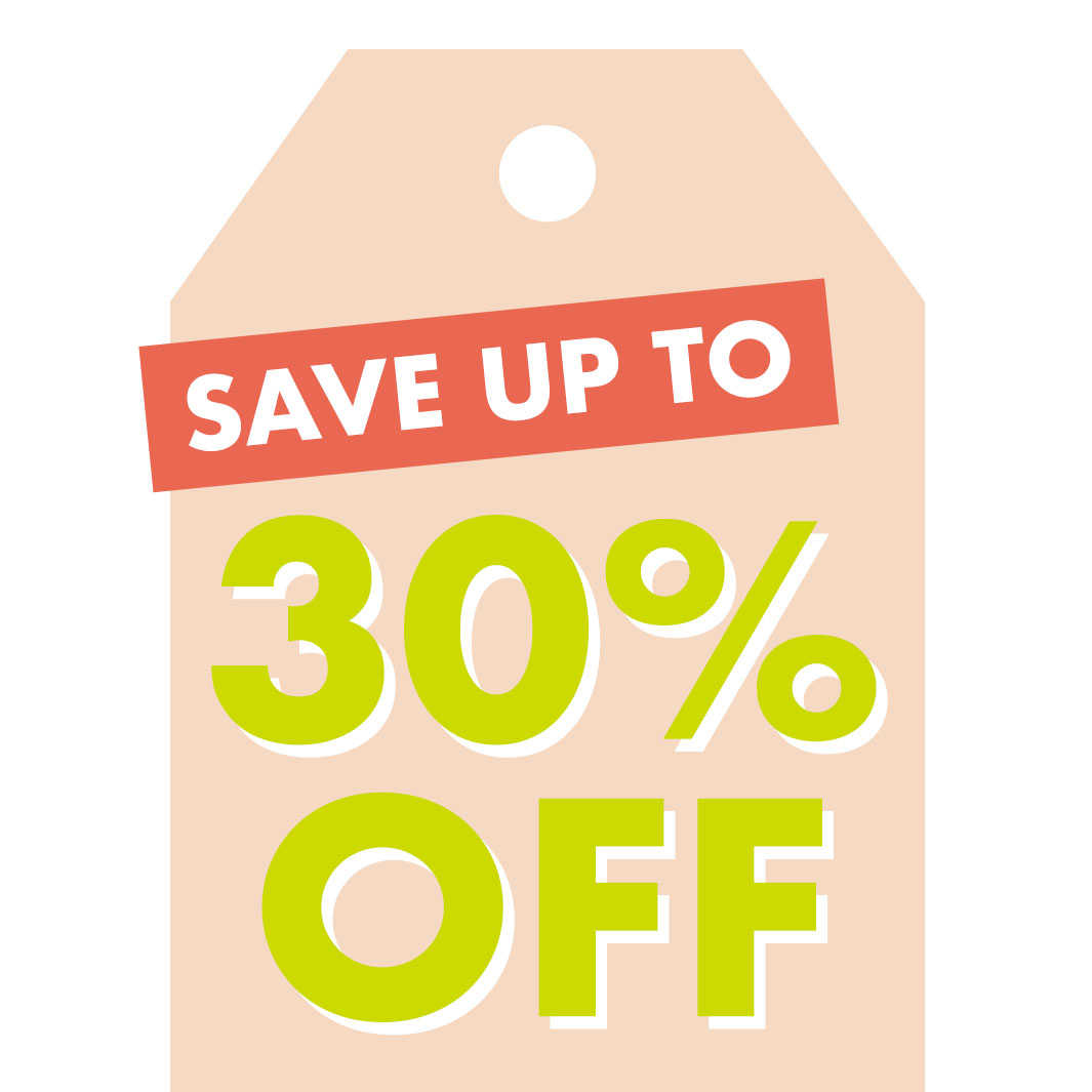 Up to 30% Off