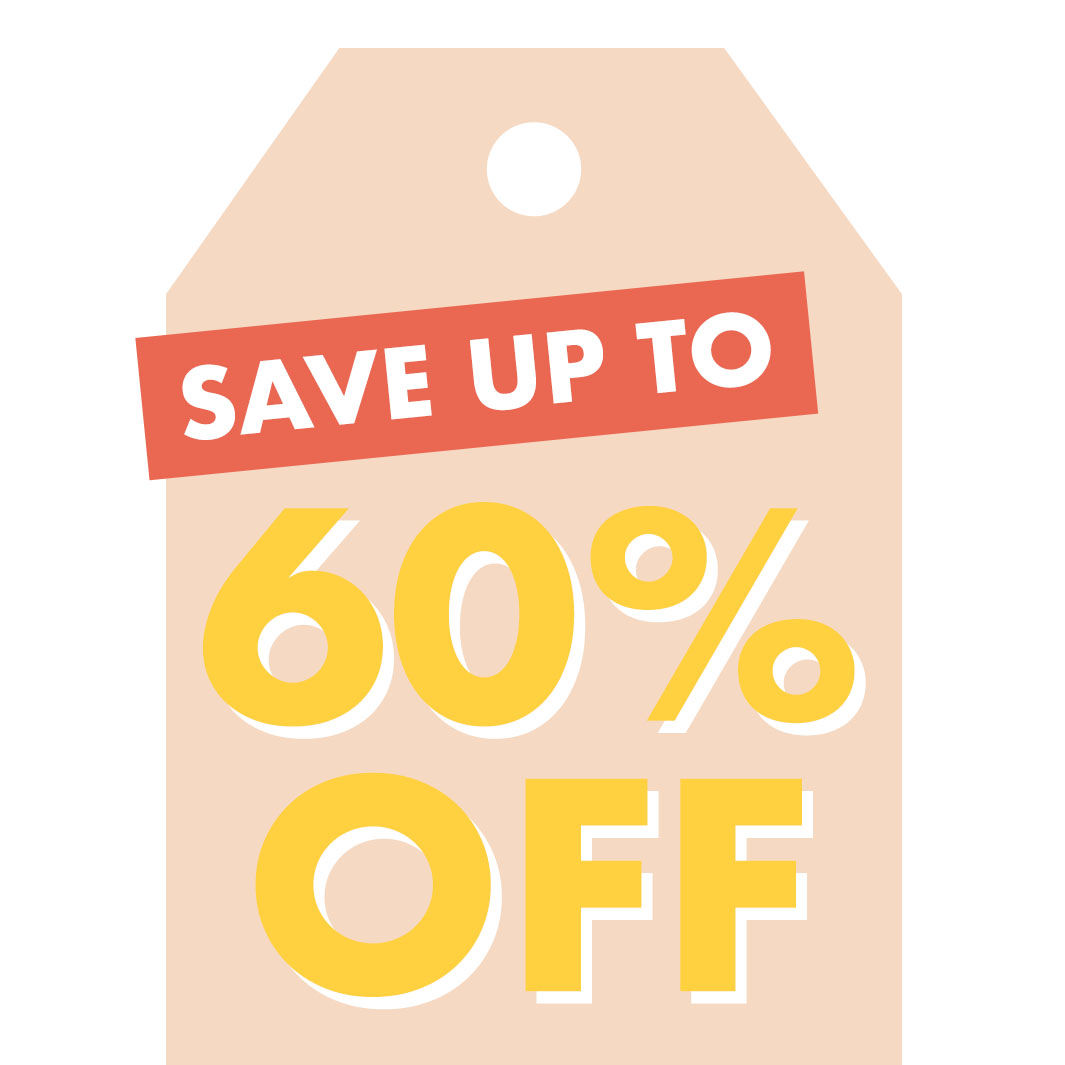 Up to 60% Off