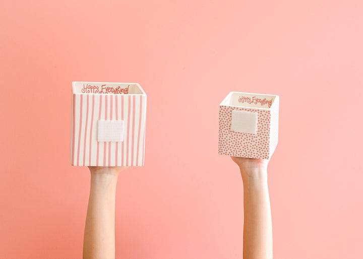 Pink Small Dot Small Mini Nesting Cube