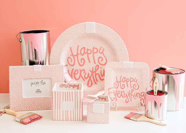 Pink Small Dot Mini Rectangle Frame