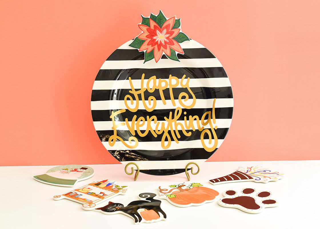 Happy Everything Poinsettia Attachment - Thumbnail 2