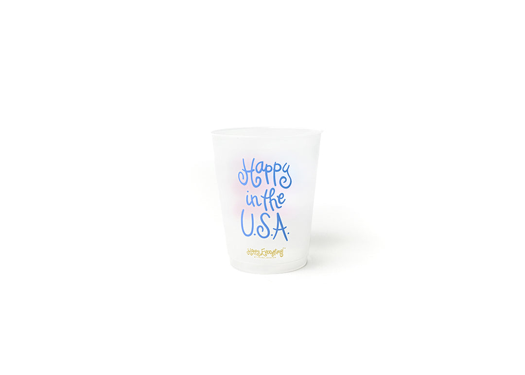 Flag Frosted Cups Set of 10