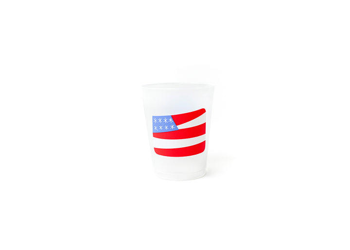 Flag Frosted Cups Set of 10