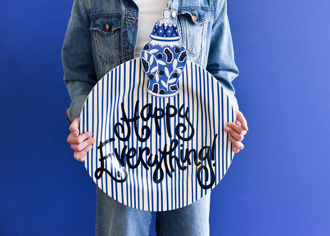 Happy Everything Round Platter - Thumbnail 5
