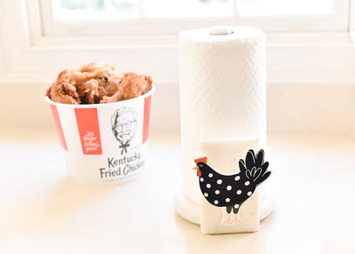Happy Everything! Mini Marble Paper Towel Holder