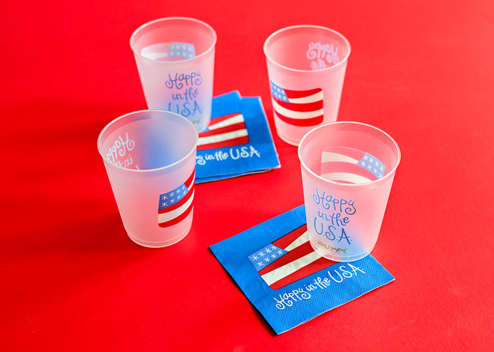 Flag Cocktail Napkins Set of 20