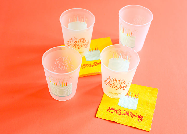 Sparkle Cake Frosted Cups Set of 10
