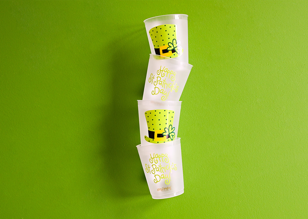 Leprechaun Hat Frosted Cups Set of 10