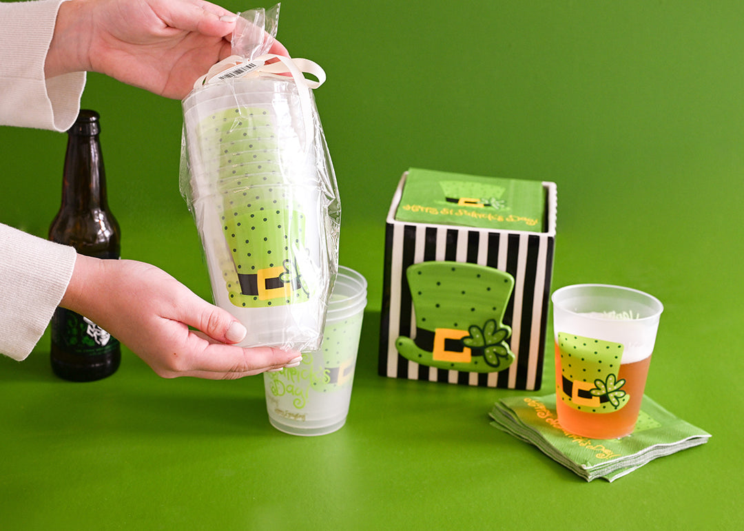 Leprechaun Hat Frosted Cups Set of 10