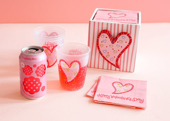 Heart Cocktail Napkins Set of 20