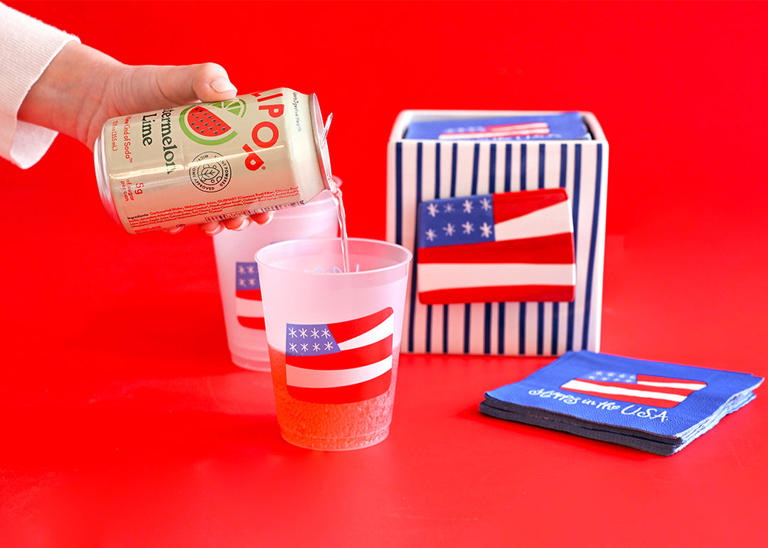 Flag Cocktail Napkins Set of 20