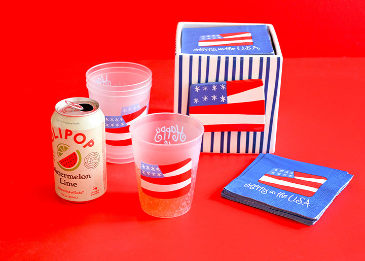 Flag Cocktail Napkins Set of 20