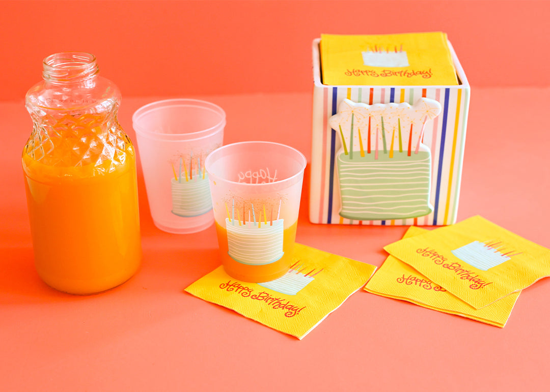 Sparkle Cake Cocktail Napkins Set of 20