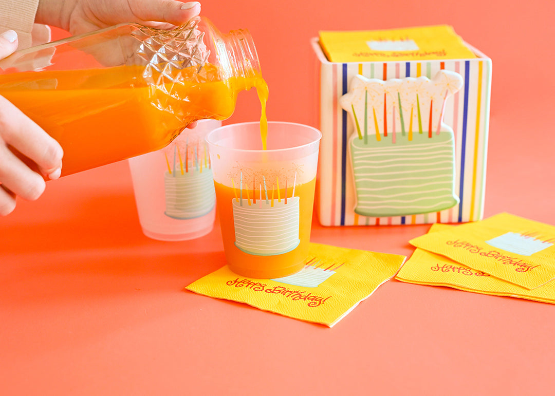 Sparkle Cake Cocktail Napkins Set of 20