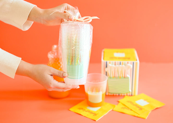 Sparkle Cake Frosted Cups Set of 10