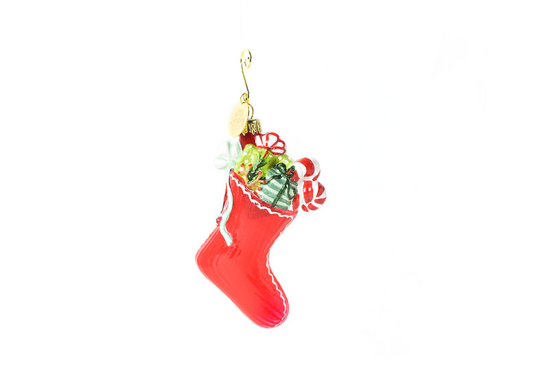 Stuffed Stocking Shaped Ornament