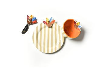 Turkey Embellishment Plate Bowl & Spreader Set