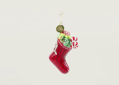 Stuffed Stocking Shaped Ornament