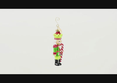 Mr. Nutcracker Shaped Ornament