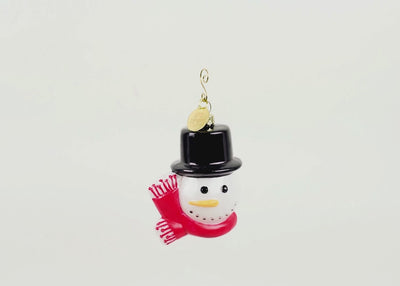 Top Hat Frosty Shaped Ornament