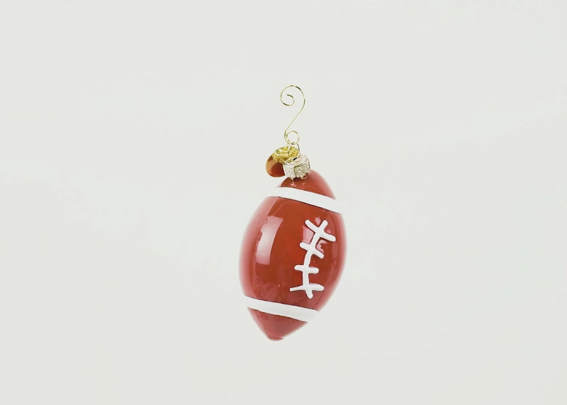 Football Glass Shaped Ornament