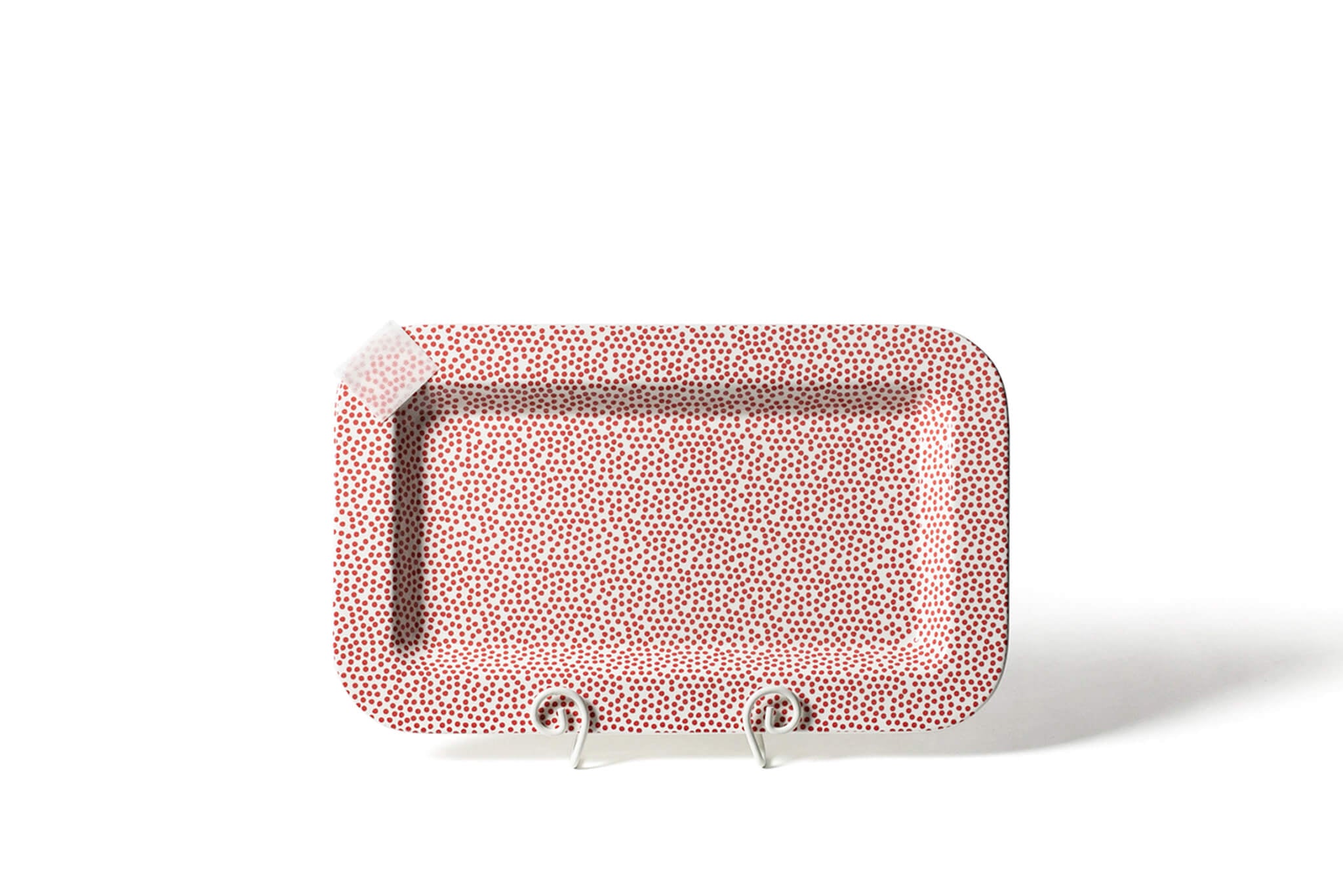 Red Small Dot Rectangle Serving Platter | Happy Everything! – Happy ...