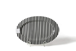 Black Stripe Big Entertaining Oval Platter