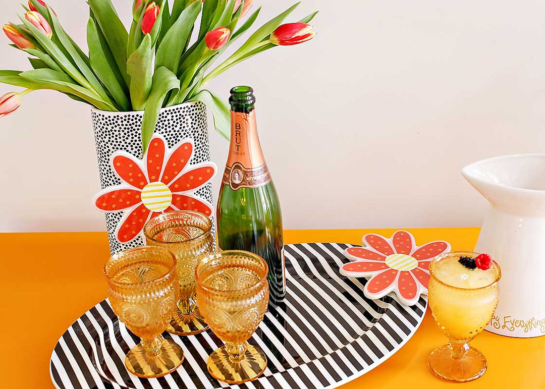 Happy Everything! Designs including Black Stripe Serving Platter