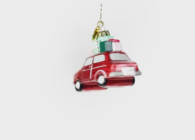 Holiday Car Shaped Ornament
