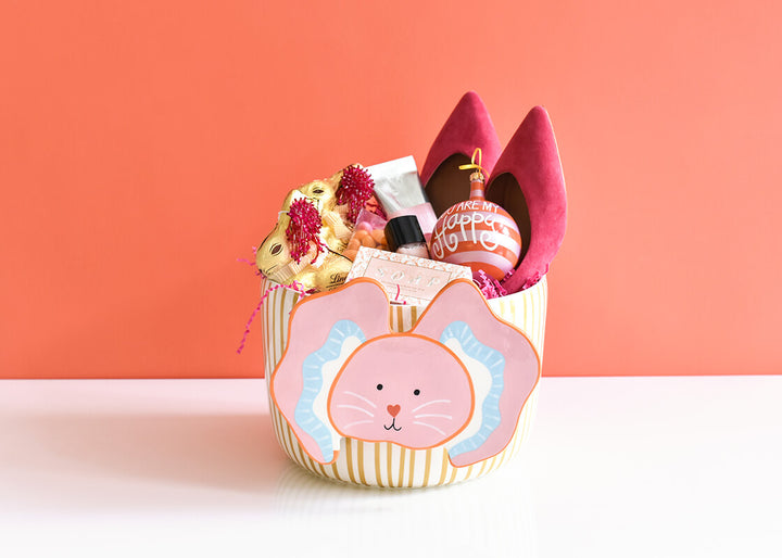 Easter-themed Gift Big Bowl with Bunny Face Big Attachment