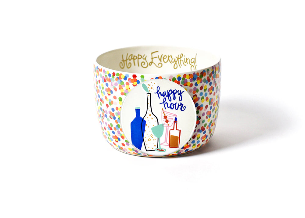 Happy Dot Big Happy Everything! Bowl with Happy Hour Big Attachment