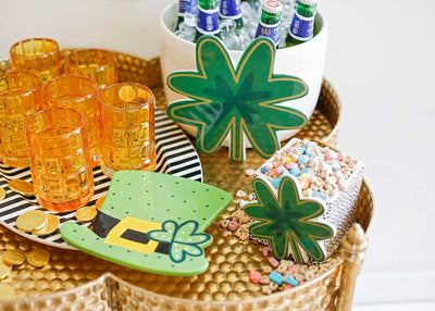 Leprechaun Big Hat Attachment on Platter with Coordinating St. Patrick's Day Party Decor