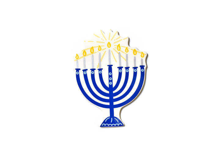 Gold and Blue Menorah Big Attachment