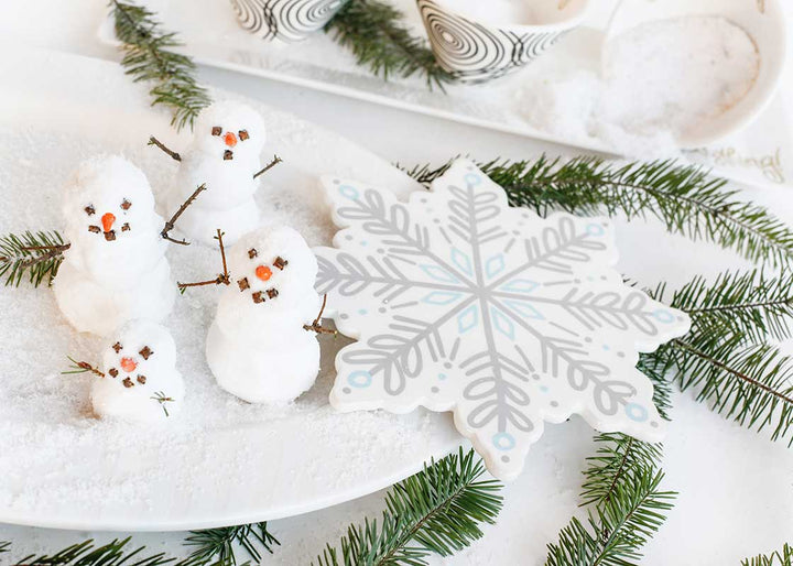 Holiday Decor with Big Attachment Snowflake Design