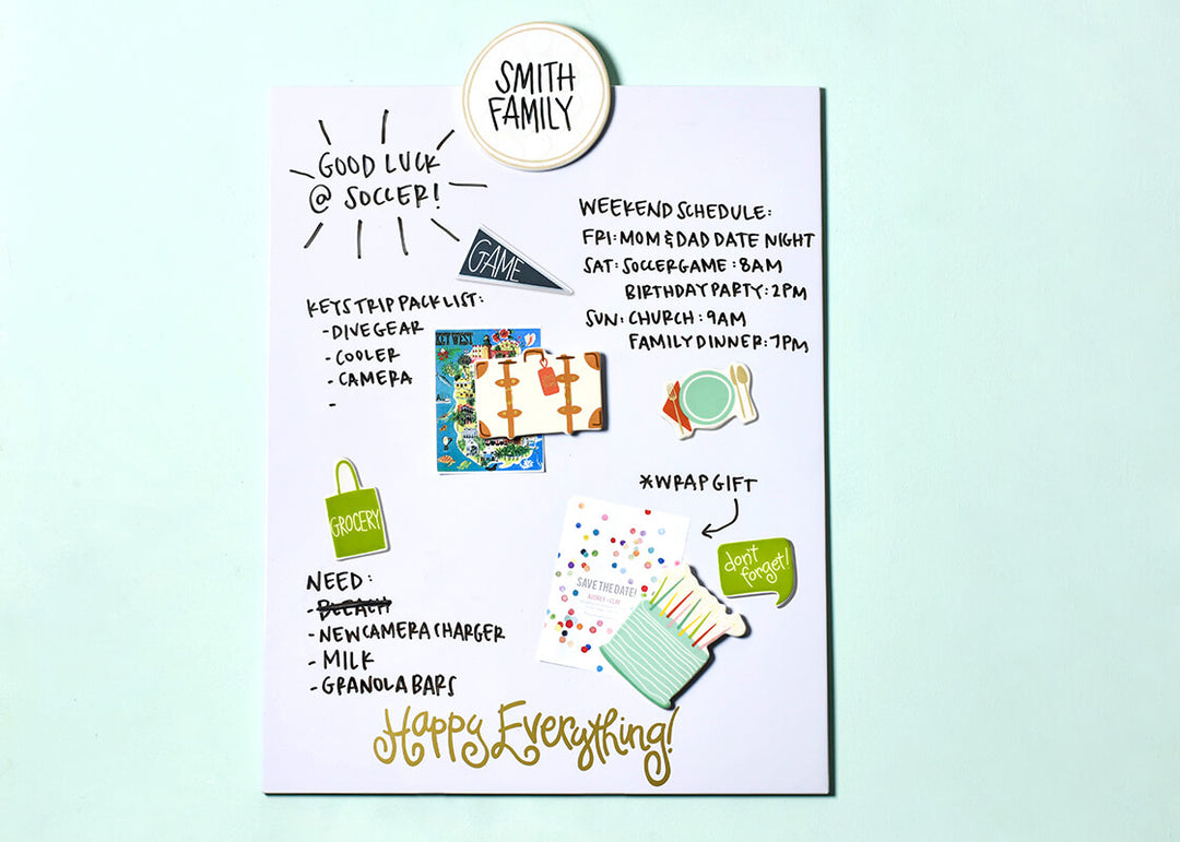 Calendar Magnets Sport Practice and Game Set