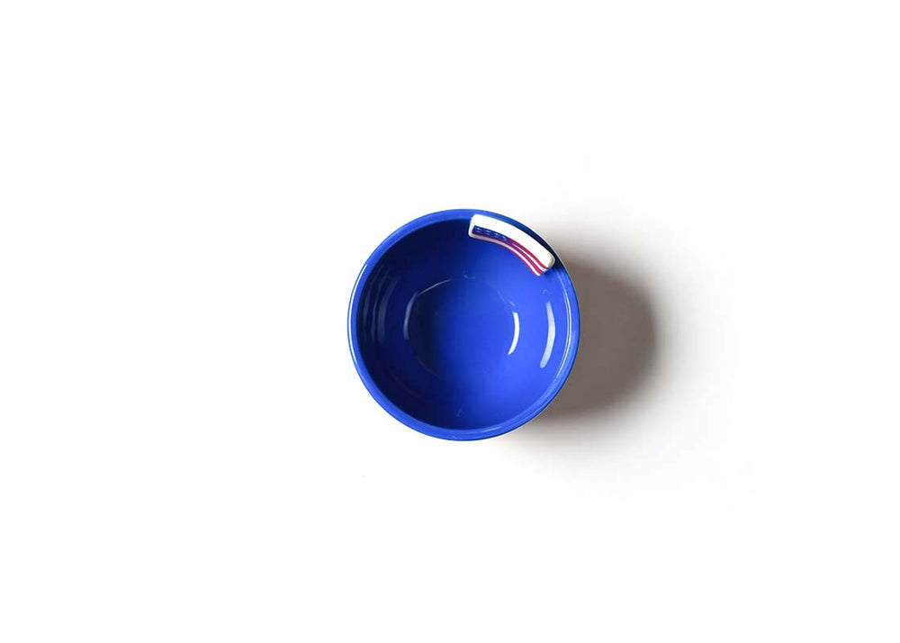 Top View Interior Flag Embellishment Bowl