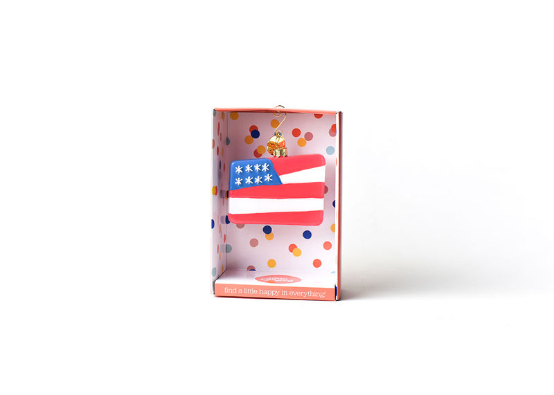 Flag Shaped Ornament in Gift Box