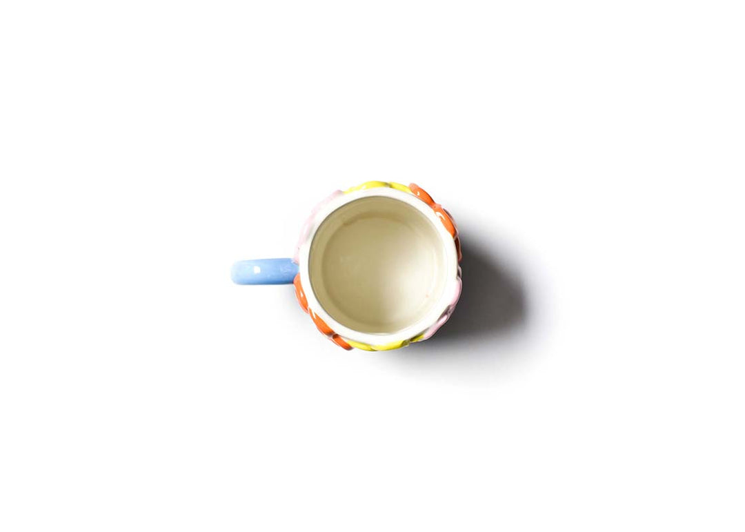 Top View Interior Mug Shaped Like Flowers