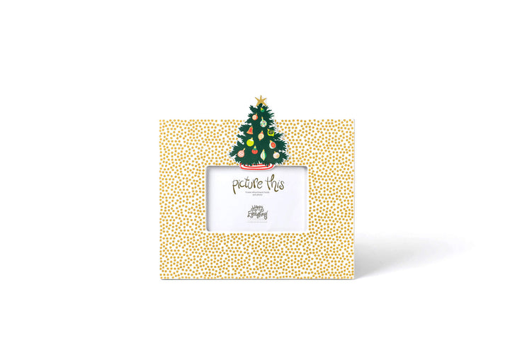 Seasonal Attachment on Mini Frame Gold Small Dot Design